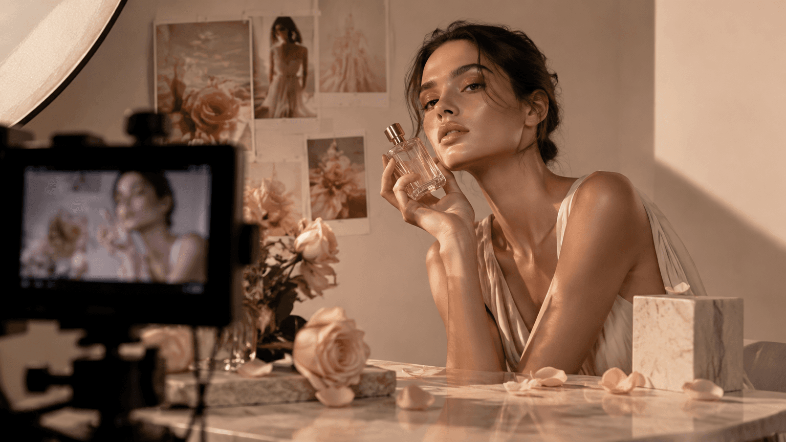 Przykłady reklam wideo produktów wygenerowanych przez AI dla e-commerce i social media