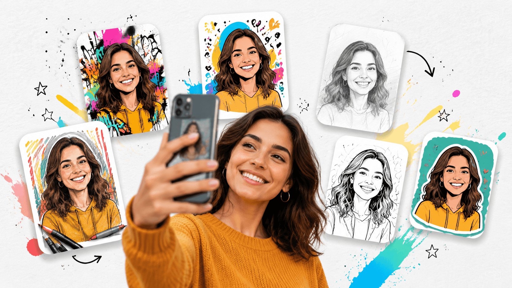 Seedance 3.0 AI Community Update: AI Doodle Selfie – Turn Your Selfie into Creative AI Doodle Art